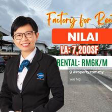 Cheap 1 Storey Semi-D Factory for Rent @ Kawasan Perindustrian Nilai 3