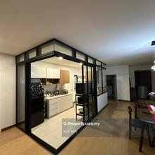 Fully furnished with interior design, with kitchen extension
