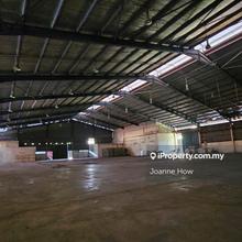 Corner Detached Fully Covered Factory Taman Perindustrian Masjid Tanah