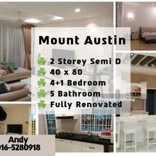 Mount Austin Double Storey Semi D For Sale