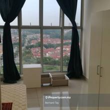 Partly Furnished Studio Condo MRT 3 Elements Seri Kembangan For Sale
