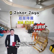 Jalan Bakawali @ Johor Jaya 2 Storey Terrace House Fully Extend