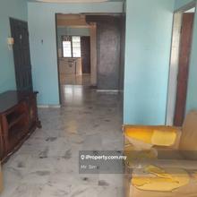 A second floor three bedroom apartment