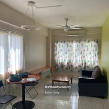 High floor partially furnished unit is available for sale now !