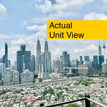 Nice 2 plus 1 rooms with KLCC view and Private lift