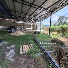 Land with metal roof