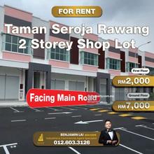 Taman Seroja Rawang 2 Storey Shop Lot for Rent