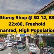 Freehold, Tenanted, 22x80, 3 Storey Shop, Sd 12