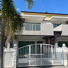 Double storey terrace, gates guarded with facilities, big & spacious