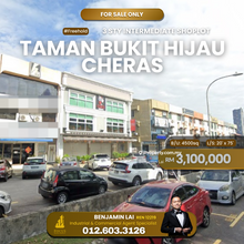 3sty Freehold Cheras shop fpr Sale