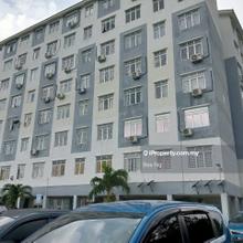 Pangsapuri sutera wangi, level 6 with lift 850sqft 3r2b unit for sale
