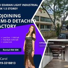 Corner Unit Adjoining of Semi Detached Factory For Rent