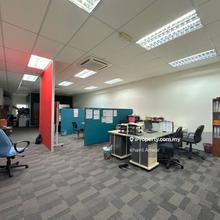 Partially furnished office. Well maintained.