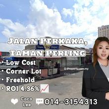 Corner Lot 1-storey Soplot @ Taman Perling, Jalan Perkaka