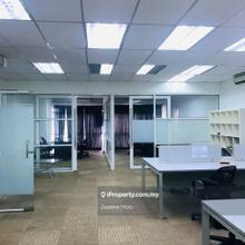 Partition room and air cond