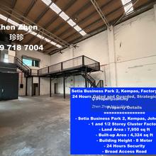 Setia Business Park 2, Kempas, Factory For Sale, Gated and Guarded