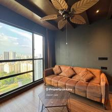 Stylish Nature-Inspired Apartment with Skyline Views