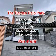 Polo park, the garden