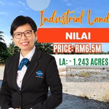 Freehold Vacant Industrial Land For Sale@ Nilai Industrial Park, Nilai