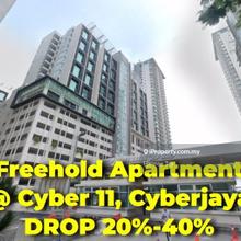 Save 45k Freehold Mutiara Ville Apartment @ Cyber 11, Cyberjaya