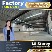 Senai Detached Factory for rent
