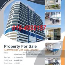 Commercial Unit for Sale with Tenancy at Bayan Baru Cybercity district