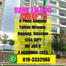 Bank Lelong D'Pines Condominium Ampang Selangor