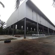 Detached factory for sale telok mengkuang  telok panglima garang