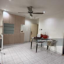 3 bedroom with partial furnished near permas jaya