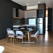 Facing seaview fully furnished unit for rent , rare in market 