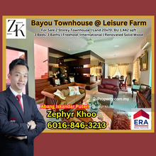 Bayou Townhouse @ Leisure Farm For Sale