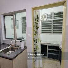 Partly Furnished - High Floor - Steps to LRT & Wangsa Walk Mall 