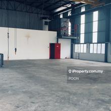 Shah alam detached factory for rent with overhead crane