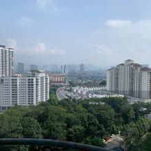 Next to French school ,corner unit,high floor 13th,face segambut