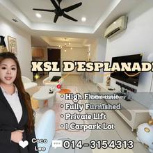 Ksl D Esplanade Residence @ High Floor with Private Lift unit