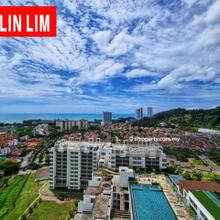 High floor view with sea, hill, and cityscape all in one; Corner Unit