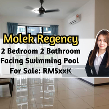 Molek Regency, 2 Bedroom 2 Bathroom, Facing Swimming Pool, Low Floor