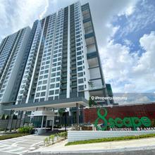 Freehold full loan 3 room service apartment 8scape residence perling