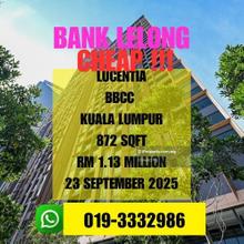 Bank Lelong Lucentia Residences Bbcc Kuala Lumpur