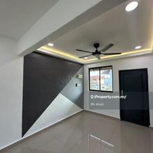Tun aminah flat level 4 renovated near second link and ciq