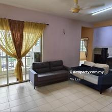 Partial Furnished, 2nd Floor Corner, 1 Car Park, Near Gm, Aeon, Kesas