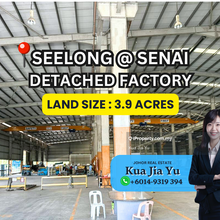 Senai Seelong Mainroad 4 Acres Detached Factory
