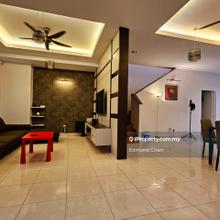 2 sty cluster Semi D Taman Mutiara Indah fully furnish renovated