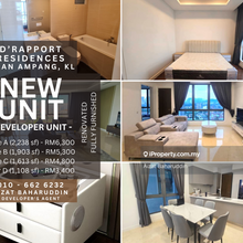 Brand new unit. Located at embassy row, Jalan Ampang. Near KLCC. 