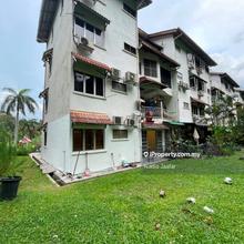 Ground Floor. Corner unit. Lawn at the back. Greenery area.
