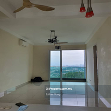 Partially  furnished corner unit is available for rent on now !