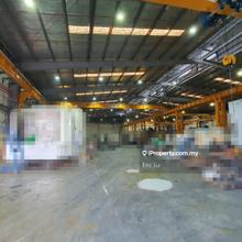 1,5 Storey Detached factory Gelang Patah with Overhead Cranes 