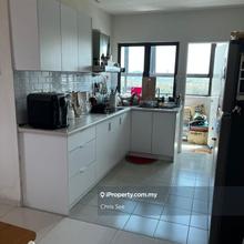Gold view corner unit renovated partly furnished middle floor unit
