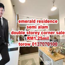 Seri alam double storey corner emerald residence