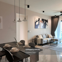 Fully ID furnished unit with 2 plus 1  bedrooms for sale   
